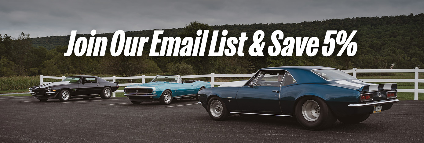 Get 5% off your order by signing up for the CMP email list